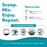 C-Strum® Organic Bovine Colostrum Powder, 60% igG, First Milking, Grass Fed, Max Strength Colostrum Supplement from German Dairy Cows - Gut, Immunity, Skin & Hair Support (60 servings)