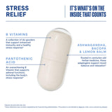 Habit Stress Relief Supplement 2 Pack (120 Capsules) - New Look, Supports Relaxation & Mood Balance, Vitamin B, Adaptogens, Lemon Balm, Calming, Vegan, Non-GMO
