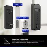 myQ Secure View™ 3-in-1 Smart Lock with 2K HDR Video Doorbell Camera, Face Access, Fingerprint Access, PIN & App Control — Intelligent Entry with Built-in Camera, Color Night Vision & Two-Way Audio