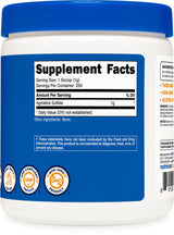 Nutricost Pure Agmatine Sulfate Powder - 250 Grams