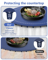 Warming Mat for Food Extra Large,36"x15" Food Warming Mats for Countertops, Parties, and Daily Use with Timer and 3 Temperature Levels