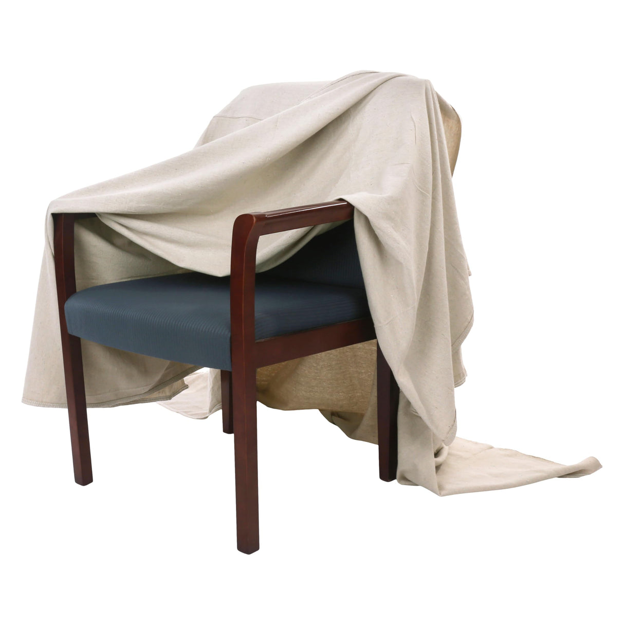 All Purpose Canvas Drop Cloth by EZ Drop - Cotton Duck Dropcloth Tarp for Painting, Construction Debris, Floor & Furniture Protection, Heavy Duty Cover Against Paint, Dust, Dirt (4 ft. x 12 ft.)