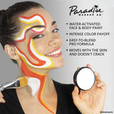 Mehron Makeup Paradise AQ - LIGHT BLUE, Water-Activated Face & Body Paint