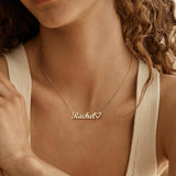 KUKULIKI Custom Name Necklace Personalized Heart Symbol, 18K Gold Plated Handmade Personalized Necklaces for Women, Customized Jewelry Birthday Gifts