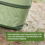 YUDI & GARDEN 45 Gallon Hard Bottom Collapsible Garden Bag