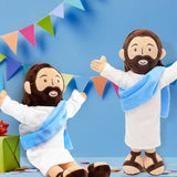 Yelakey 13" Jesus Plush, Jesus Stuffed Doll Plushie for Easter Christmas Church (Brown)