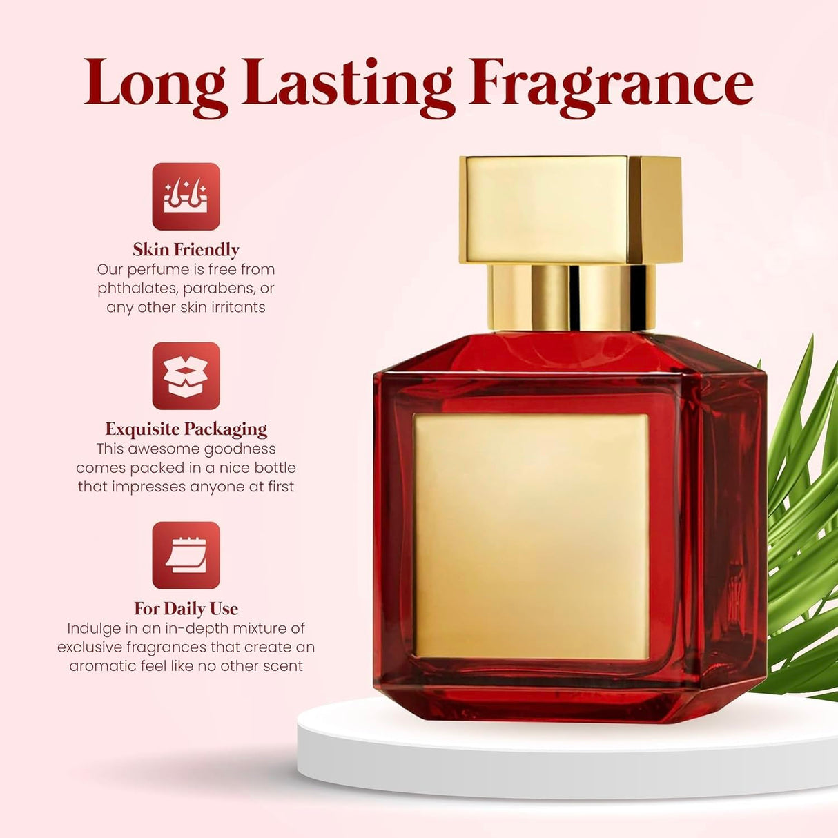 Equivalence Of Baccarat 540 Extrait de Parfum Inspiration Bottle 50ml.- Long Lasting Daily 12-14 Hours 50% OF FRAGRANCE Concentrated Spray,99% Same Fragrance (Elixir de Perfume)