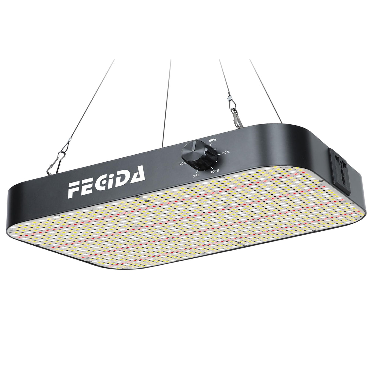 FECiDA 1300W Equivalent LED Grow Light, 130 Watt Power Draw, 0–100 Dimmable