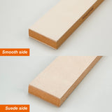SHARPAL 205H Double-Sided Leather Strop 13.2" x 2.4" Kit, Genuine Cowhide Stropping Block with 2 oz Polishing Compound & Angle Guide, Knife Strop for Honing Knives, Tools, Gifts for Men