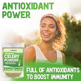 XPRS Nutra Organic Celery Powder - Celery Organic Fresh Powder Antioxidant - Premium Celery Powder Organic - Vegan Friendly Celery Fresh Powder (8 Ounce)