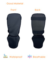 Protective Shin Guard Brush Gaiter Lite Version with a Layer of Sponge Cushion for Trimming Weed Eating Mowing Cutting Waterproof