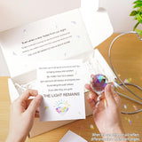 Sympathy Gifts for Loss of Loved One,Memorial Gifts for Loss of Mom Dad,40mm Crystal Suncatcher Idea is Suitable for Bereavement, in Memory, Condolences,Remembrance,with 9 Inch Silver Stand