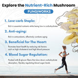 Organic Edible 4lbs Golden Oyster Mushroom Growing Kit, Made in USA, Double-Side Mushroom Grow Kit Indoor, Harvest Gourmet Mushrooms in 10 Days, Top Gardening Gift, Holiday Gift