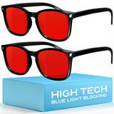 livho Blue Light Blocking Glasses, Computer Reading/Gaming/TV/Phones Glasses for Women Men,Anti Eyestrain & UV Glare