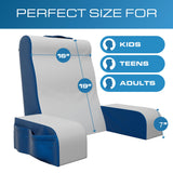 Kӧlbs Wedge Reading Cushion, Back Pillow for Bed Sitting Up, Cushion with Arms for TV Book Gaming Dorm Rooms, Backrest