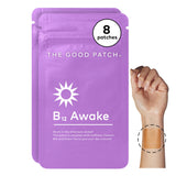 The Good Patch B12 Awake Patch, Natural Patch with Caffeine, B12, and Green Tea Extract, Plant Powered Wearable Wellness, Helps to Promote Energy (8 Total Patches)