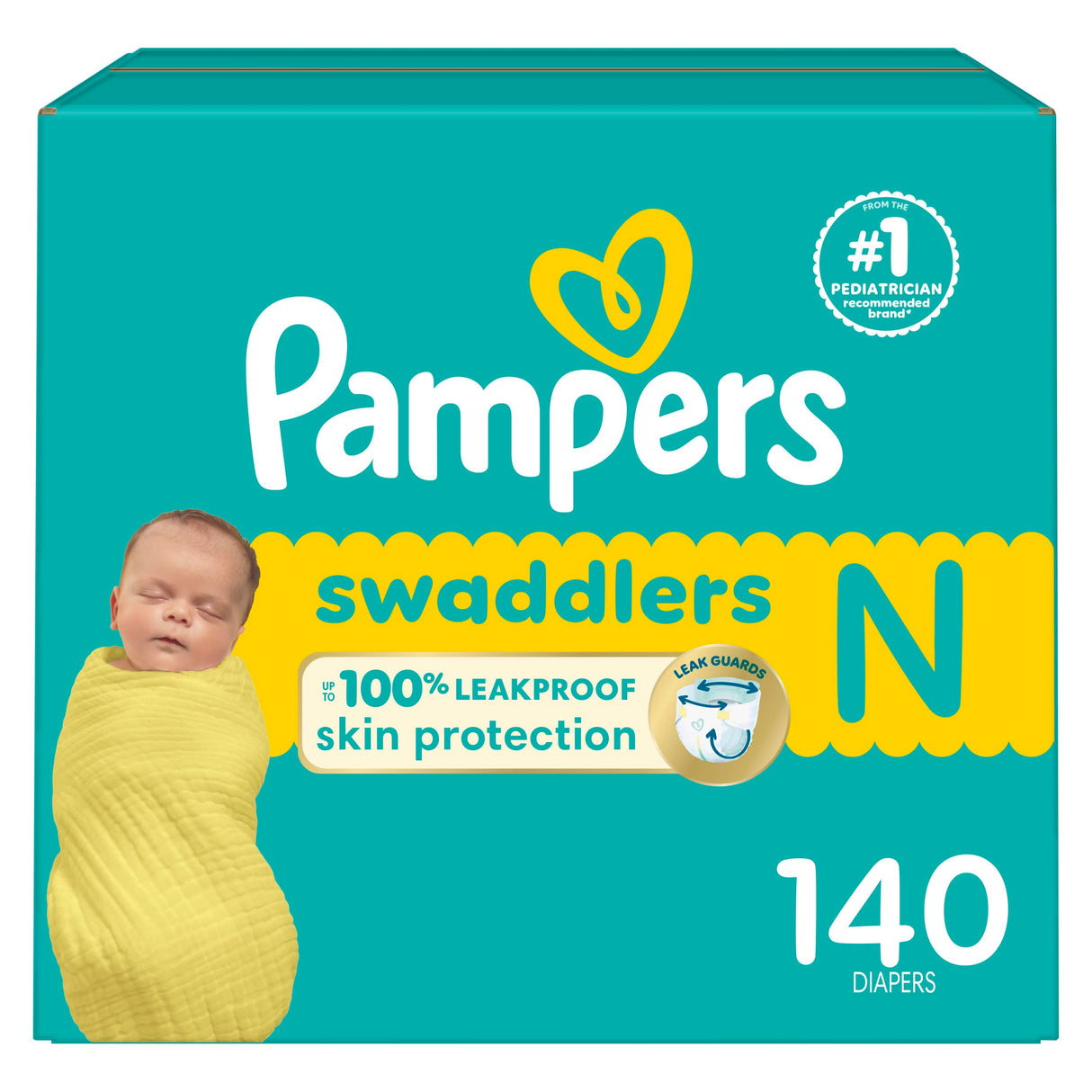 Pampers Baby Diapers - Swaddlers - Size 4, 66 Count, Ultra Absorbent Disposable Infant Diaper