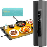 Warming Mat for Food - Food Warmer with 14 Temperature - Silicone 6 Modes Electric Warming Tray - Home Kitchen Appliances - 26 * 15 inches