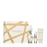Donna Karan Cashmere Mist Eau de Parfum Essentials 3 Piece Gift Set For Women - Perfume Spray 3.4 Fl. Oz., Mini Perfume Spray 0.5 Fl. Oz., & Body Lotion 3.4 Fl. Oz.