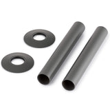Sandy Beach Anthracite Radiator Pipe Covers - Anthracite TRV Thermostatic Radiator Valve Pipe Cover, Radiator Pipe Covers Anthracite Grey Pipe Sleeves & Collars, Anthracite Pipe Covers (130mm x 18mm)