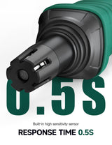 STMOUTUO Gas Leak Detector for RV & Home - Detects Propane, Methane & Combustible Gases, 2 Batteries Included (Green)