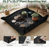 Bonsai Tools Set, 20-Piece Bonsai Tools Set with Waterproof Repotting Mat, Pruning Shears, Scissors & Training Wire - Indoor Gardening Starter Gifts for Women, Men & Beginners
