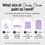Chalky Chicks 4 Fl Oz Matte Sweet Lilac (Light Purple) Chalk Paint for Furniture Without Sanding - No Prep Furniture Paint No Sanding All in One for Crafts, Wood, Cabinet, Metal, Dresser, Farmhouse