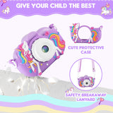 Kids Camera Toddler Toys for 3 4 5 6 7 8 Years Old Girls, 48MP HD Dual Lens Selfie Camera for Kids, 1080P HD Video Kids Digital Camera for Age 3-9 Christmas Birthday Gifts with 32G SD Card