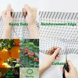 POYEE Bird Netting, 7.5x100FT Heavy Duty Garden Netting
