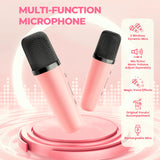 YLL Karaoke Machine for Kids Adults, Birthday Gifts for Girls 3-12 Year Old
