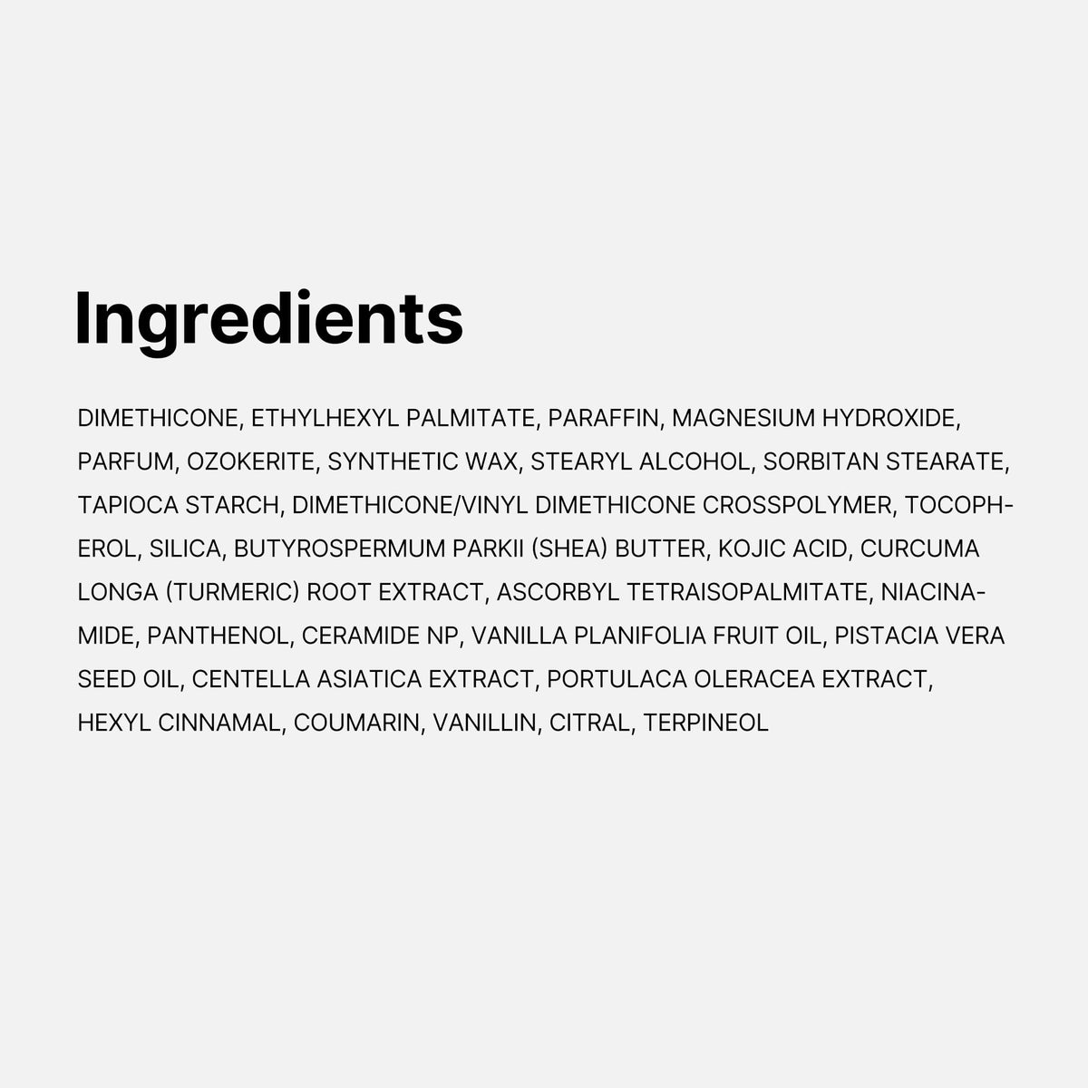 medicube Deodorant with Kojic Acid Turmeric, Sweet Vanilla Scent, 2.92 oz