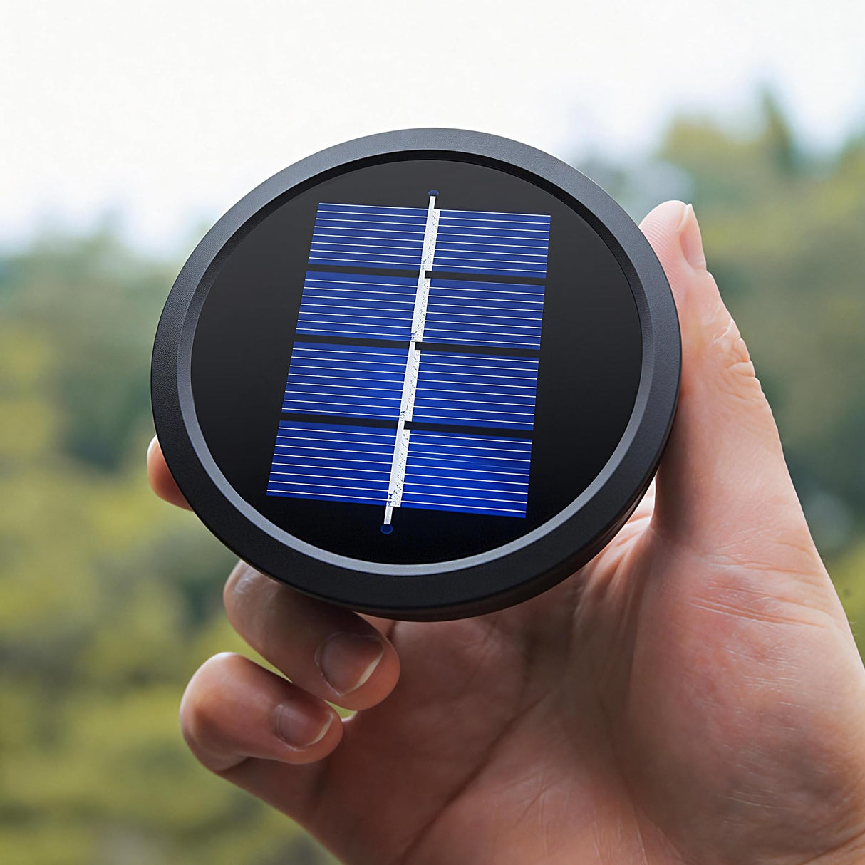 4 Pack Solar Light Replacement Top, Replacement Solar Light Parts for Lantern (Top 3.34 Inch, Bottom 2.83 Inch), Waterproof LED Replacement for Outdoor Garden, Pathway, Yard Lights & Decor