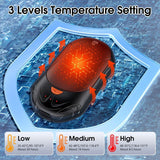 OUTJUT Rechargeable hand warmer, portable hand warmer,2-piece set, with 6000mAh battery
