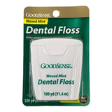 GoodSense GOOD SENSE Waxed Mint Dental Floss 100 yd  H2