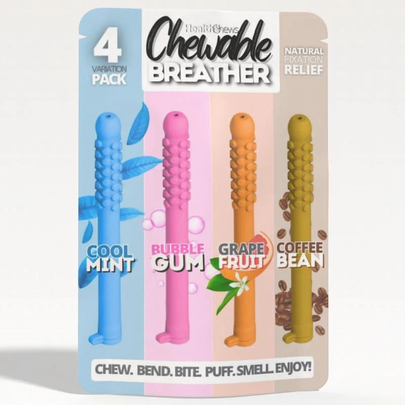 Chew Breather Craving Relief to Help Stop Smoking/Vaping with Essential Oil Aromatherapy