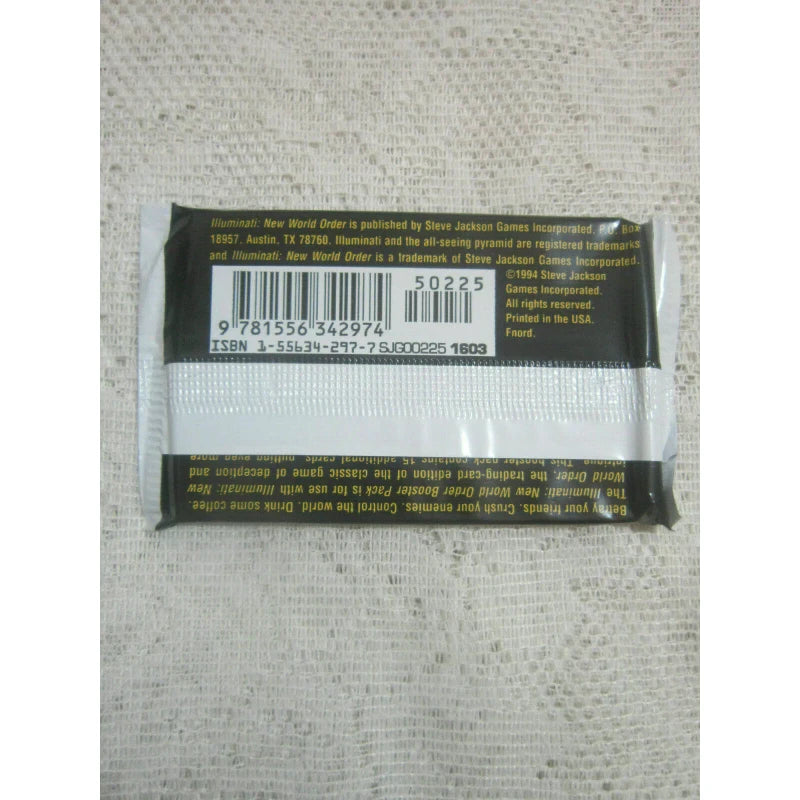 LIMITED 1994 1st Edition Booster Packs - Illuminati INWO Card Game NUKE EPIDEMIC