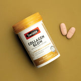 Swisse Beauty Collagen Glow With Collagen Peptides - Supports skin elasticity & firmness with Vitamin C - 60 Tablets