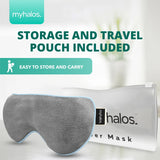 myhalos Microwave Activated Warm Eye Compress for Dry Eyes, Blepharitis & Stye Eye Treatment - Heated Eye Masks for Dry Eyes - Dry Eye Therapy Mask & Eye Compress Moist Heat Delivers Warm Compress for Eyes