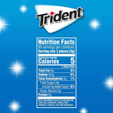 Trident White Peppermint Sugar Free Gum, Value Pack, 180 Pieces