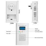 Hembisen Combination Gas & Carbon Monoxide Detectors - 3 Packs Plug in Carbon Monoxide Alarm & Natural Gas Detector for Home, 2-in-1 Co Detector & Combustible Gas Detector with Digital Display, Easy to Install