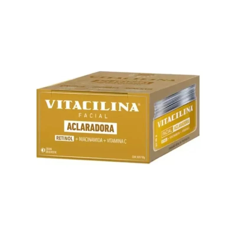 Vitacilina Crema Facial Aclaradora 100gr Pack 3 Con Retinol