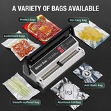 Magic Seal MS175 Vacuum Sealer and 100pcs 8” X 12” Smooth Vacuum Bags Bundle