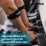 Bodyprox Elbow Brace 2 Pack for Tennis & Golfer's Elbow Pain Relief