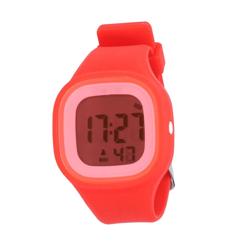 Children Digital Watch Alarm 50M Waterproof Shockproof Drop Resistant Child Digital Sport Outdoor Watch for Daily Use Red