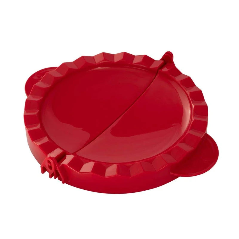 Alfresco Chef Large Calzone Press/Pizza Dough Mould Calzone & Pasty Maker/Plastic - 28cm / Kitchen Accessory & Cooking Tool