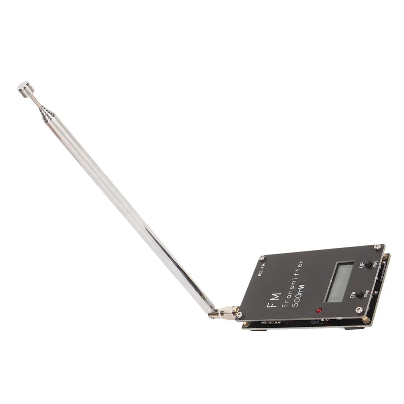 2000M FM Transmitter Professional Long Range 76‑108Mhz 0.5W 500mW Stereo Transmitter Module with Digital LCD Display
