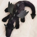 Jellycat Onyx Dragon Plush Toy Fun Soft Stuffed 50cm Valentine's Day Gift Black