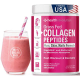 Collagen Powder Supplement - Pure Hydrolyzed Grass-Fed Collagen Peptides, Healthy Skin Hair Beauty Nails Joints, Fitness Recovery, Edible Unflavored - Size: Single Pack