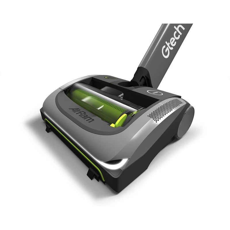 Gtech AirRam MK2 Cordless Vacuum Cleaner, 0.8 L, 22V, Grey/Green
