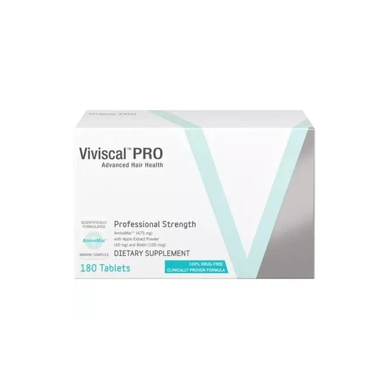 100%Authentic VIVISCAL PROFESSIONAL PRO Hair Growth 180 tablets pills